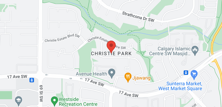 map of #17 99 CHRISTIE PT SW